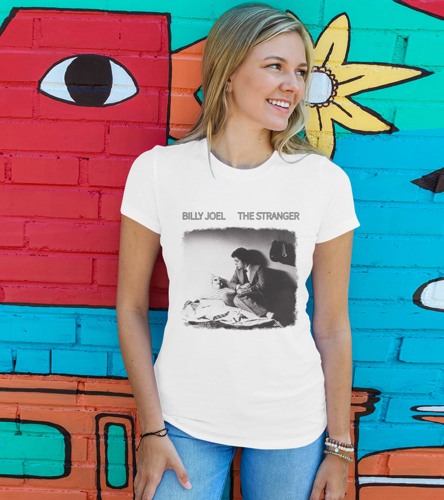 Billy Joel The Stranger Album Cover Sitting On Bed With Mask T-Shirt