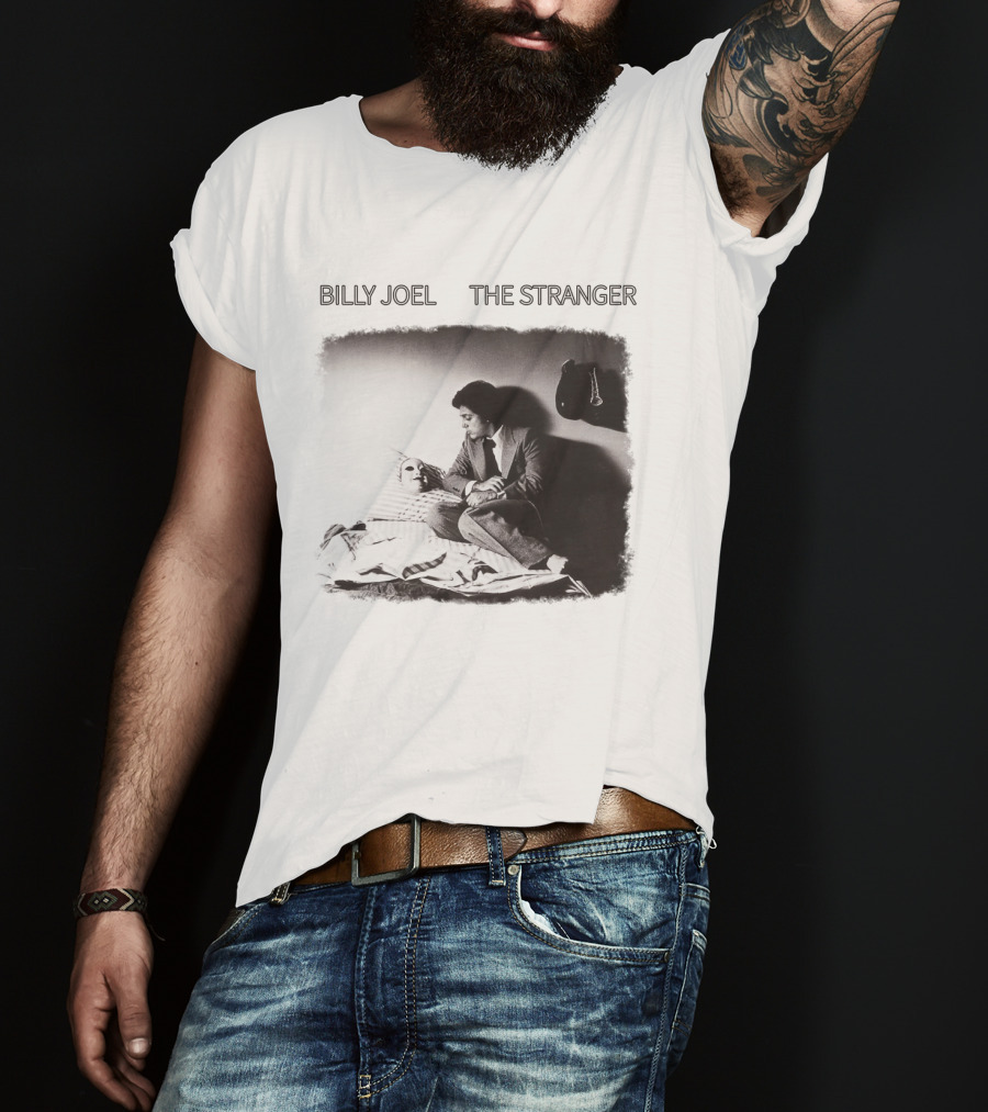 Billy Joel The Stranger Album Cover Sitting On Bed With Mask T-Shirt