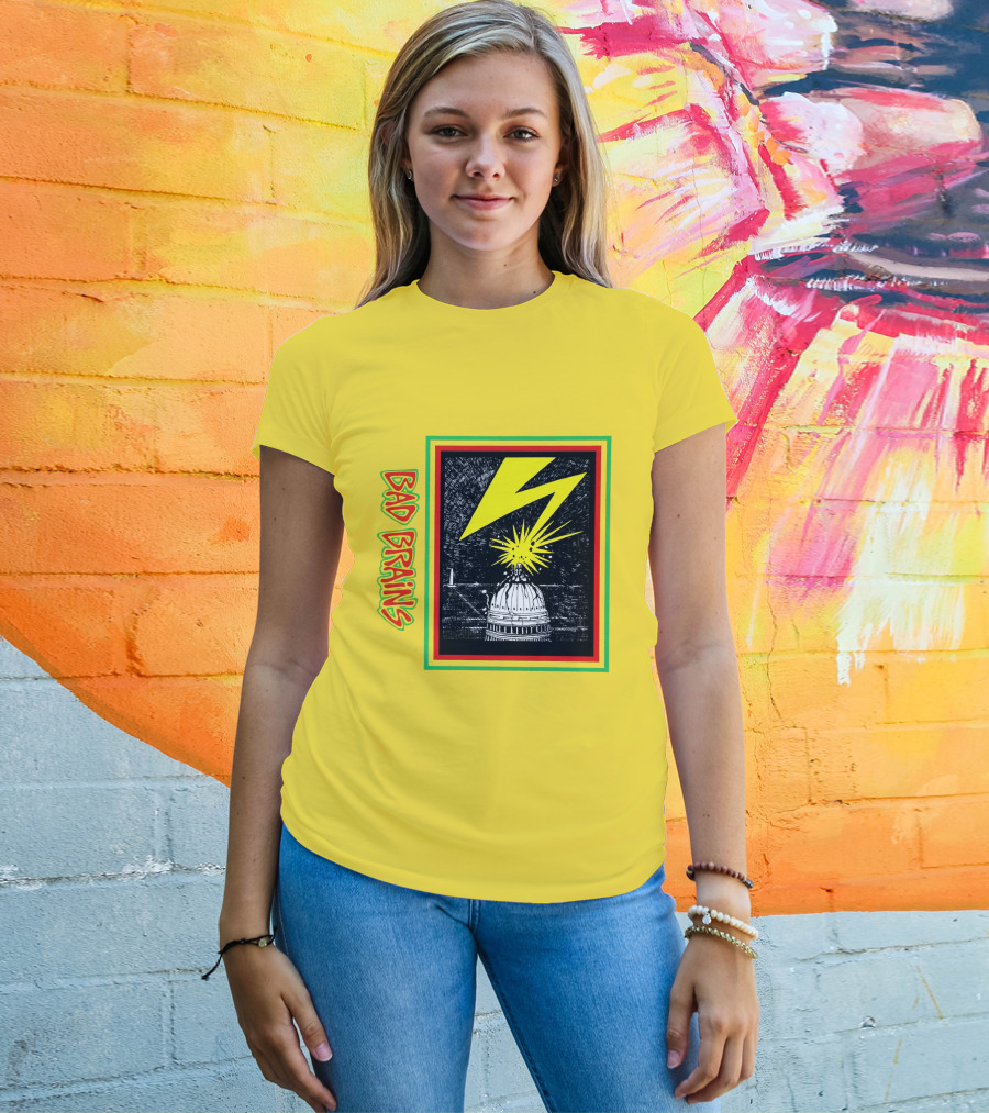 Bad Brains Capitol Lightning Bolt T-Shirt