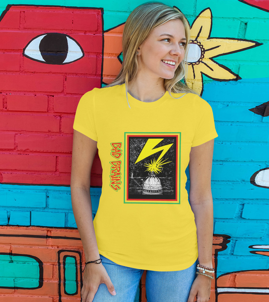 Bad Brains Capitol Lightning Bolt T-Shirt
