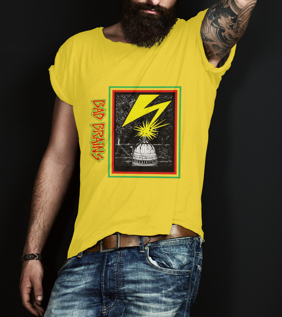 Bad Brains Capitol Lightning Bolt T-Shirt