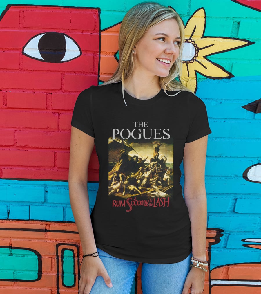 The Pogues Rum Sodomy And The Lash Album Cover Artwork T-Shirt