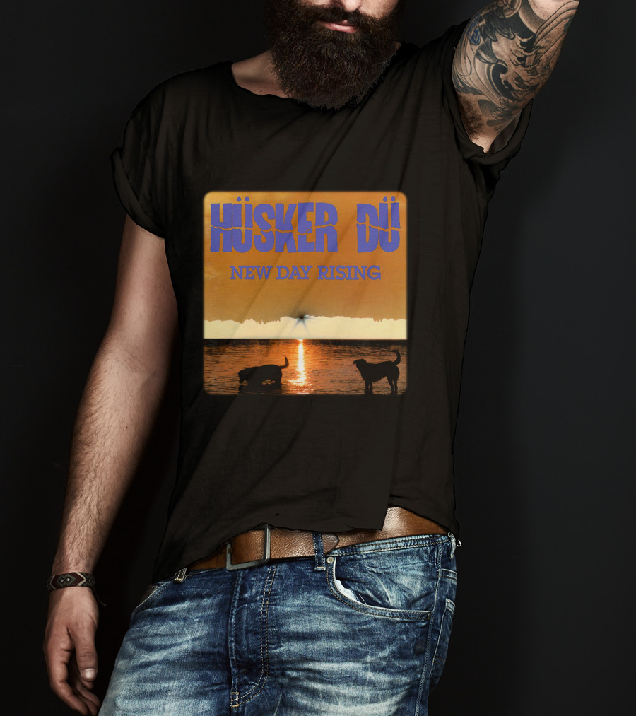 Hüsker Dü New Day Rising Sunrise Dogs T-Shirt