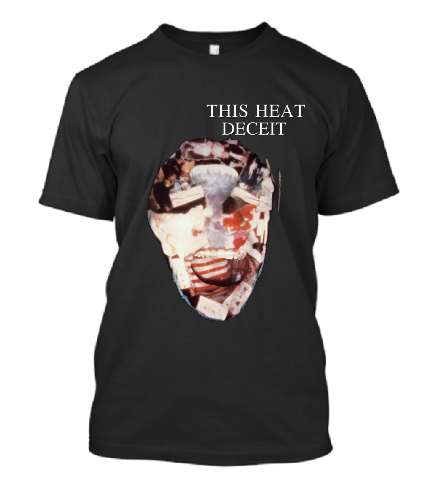 This Heat Deceit Mask Collage T-Shirt