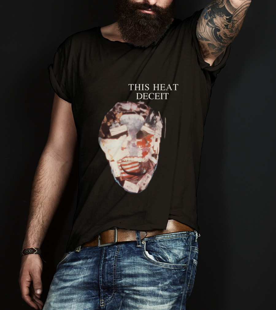 This Heat Deceit Mask Collage T-Shirt