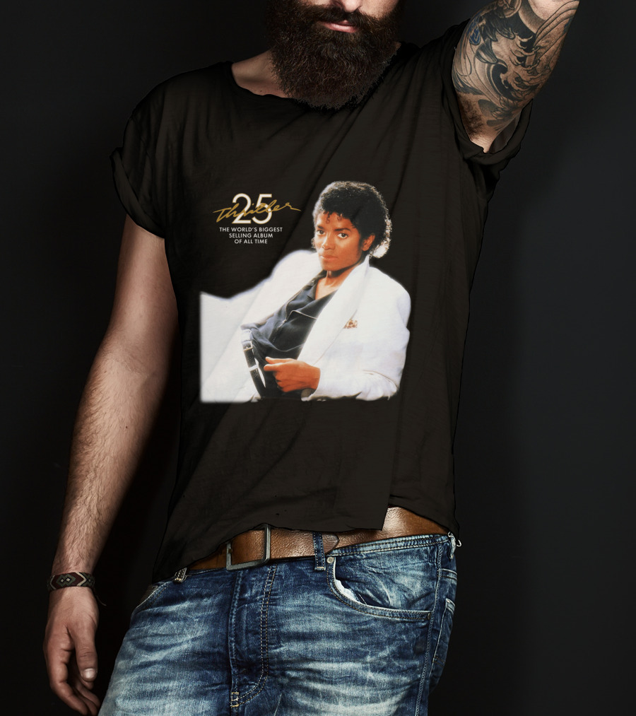 25 Thriller The World's Biggest Selling Album Of All Time T-Shirt