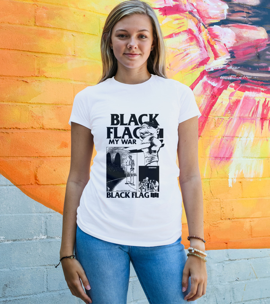 Black Flag My War This Is The Punch Line T-Shirt