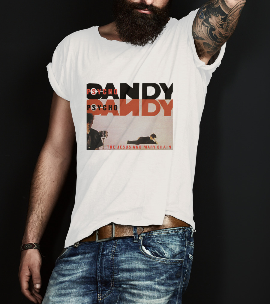 Psychocandy Album Cover The Jesus And Mary Chain T-Shirt