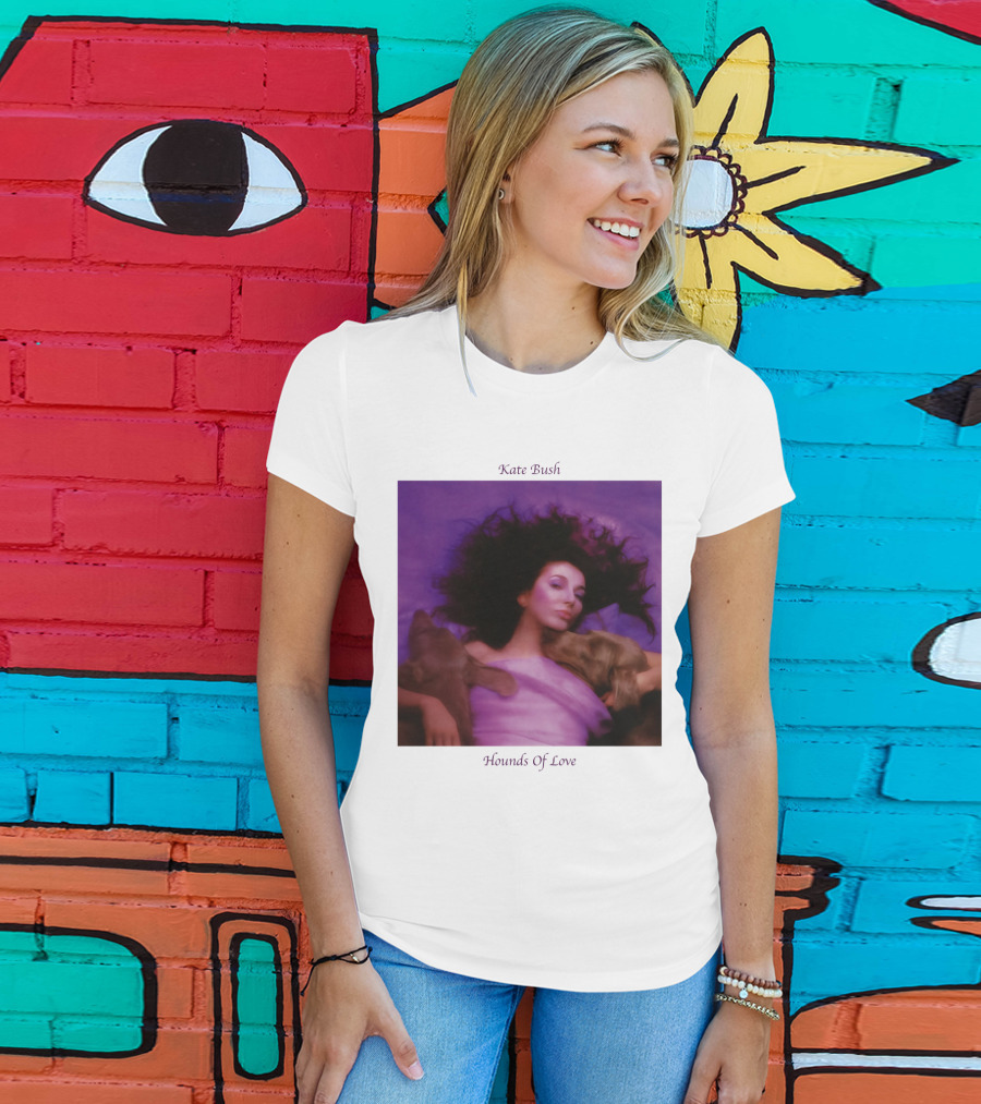 Kate Bush Hounds Of Love Album Cover Image T-Shirt