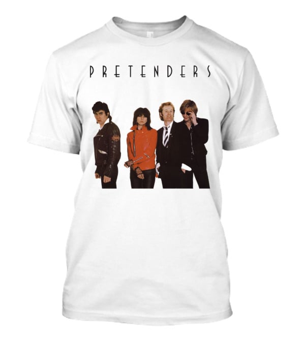 Pretenders Band Classic Album Cover Featuring Iconic Lineup T-Shirt