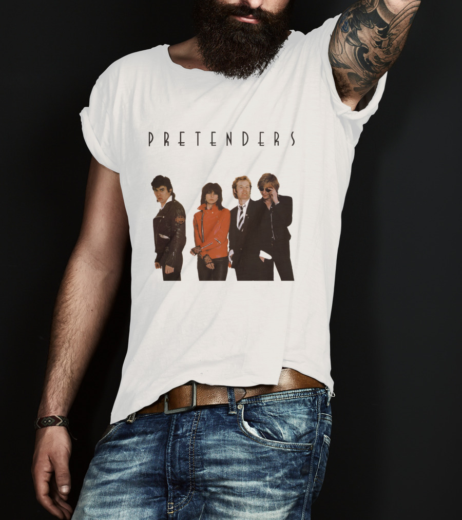 Pretenders Band Classic Album Cover Featuring Iconic Lineup T-Shirt