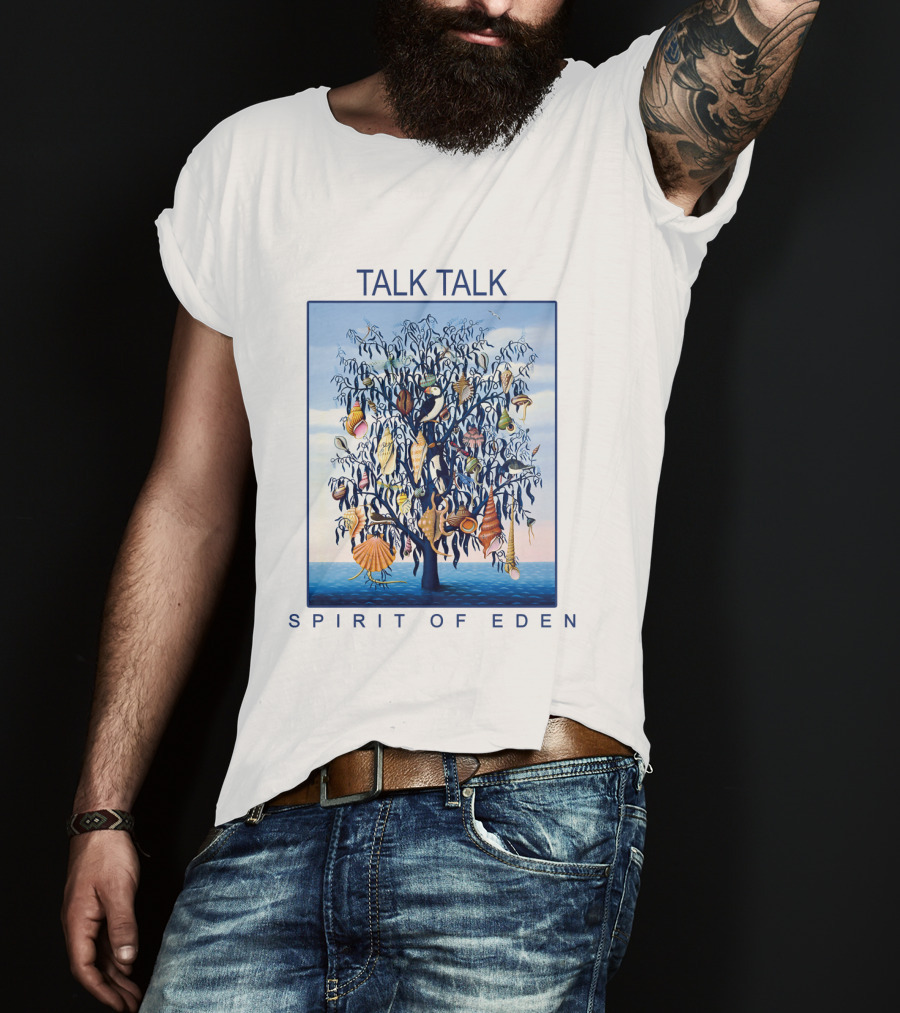 Talk Talk Spirit Of Eden Tree With Shells And Leaves T-Shirt