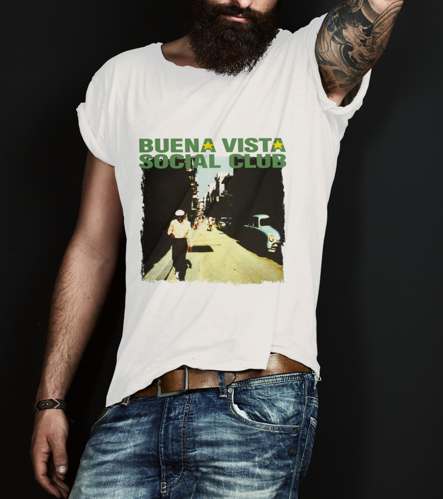Buena Vista Social Club Vintage Havana Street Scene T-Shirt