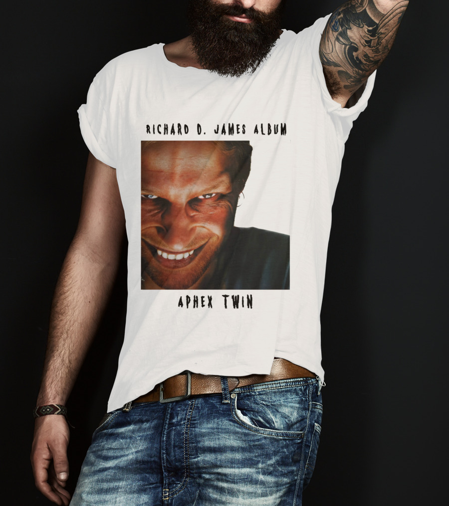Richard D. James Album Aphex Twin Smiling Face T-Shirt
