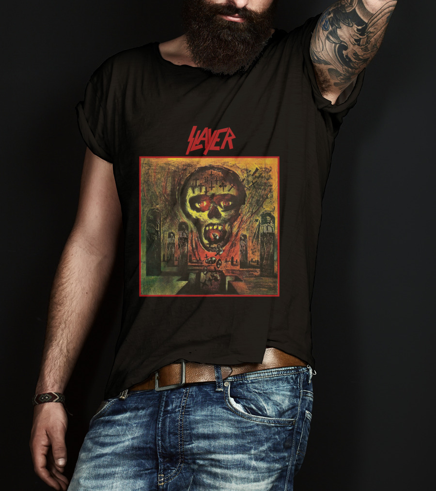 Slayer Seasons In The Abyss Skull T-Shirt