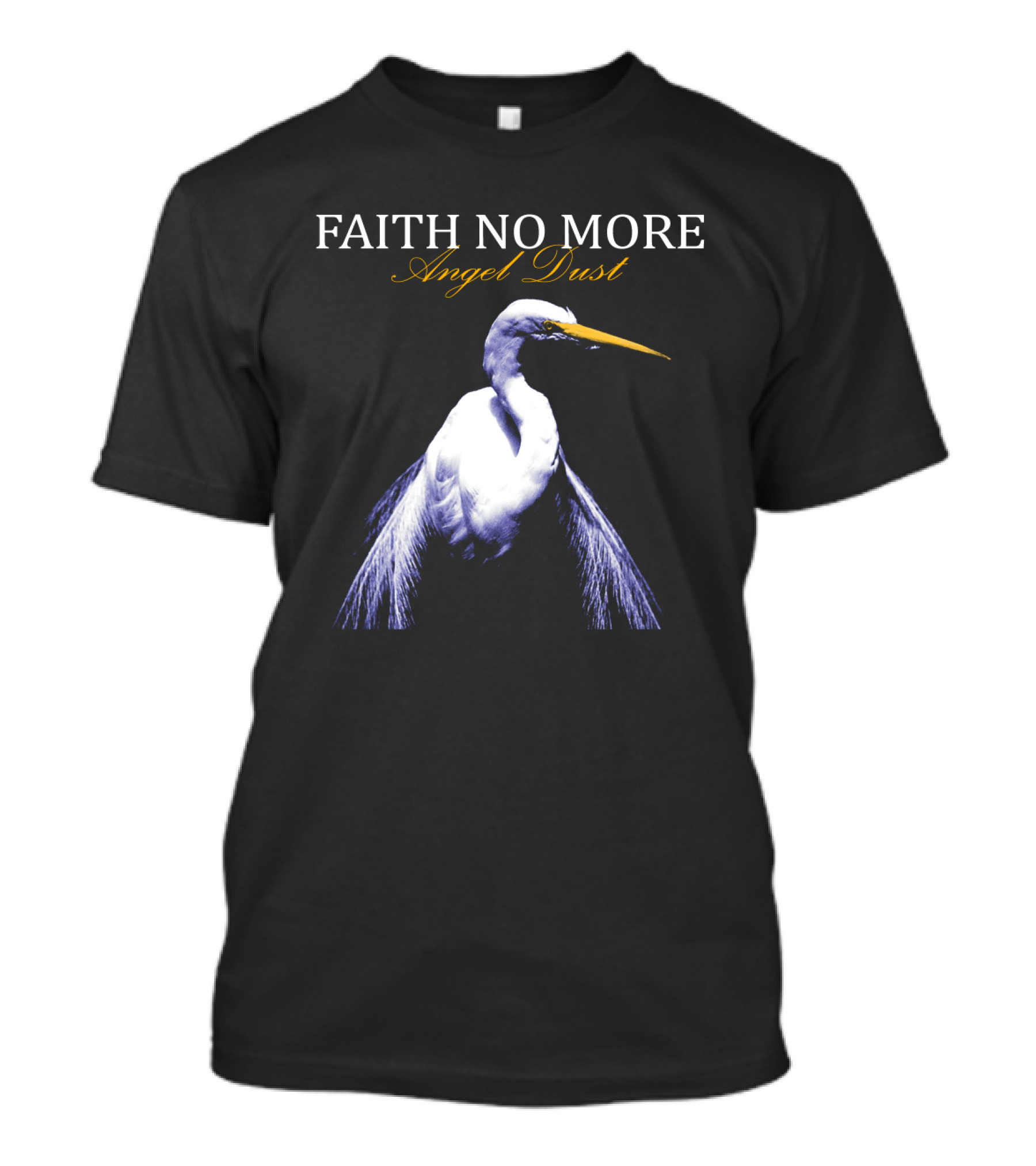 Faith No More Angel Dust Album Heron Image T-Shirt