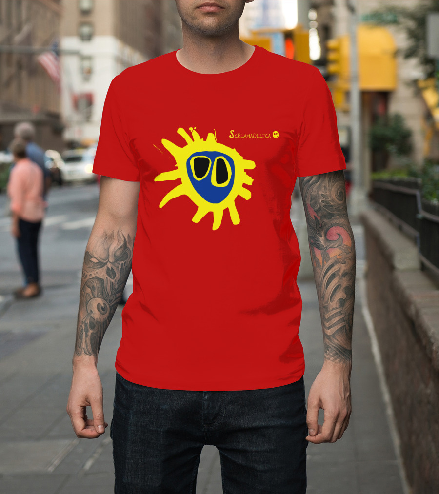 Primal Scream Screamadelica Iconic Sunburst T-Shirt