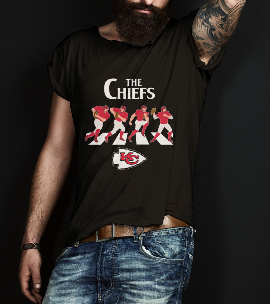 Kansas City Chiefs Abbey Road Football Players Kc T-Shirt