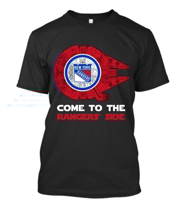 New York Rangers Millennium Falcon Come To The Rangers' Side T-Shirt