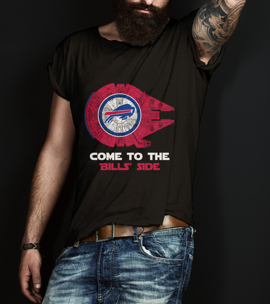 Come To The Bills' Side Buffalo Bills Millennium Falcon Nfl T-Shirt