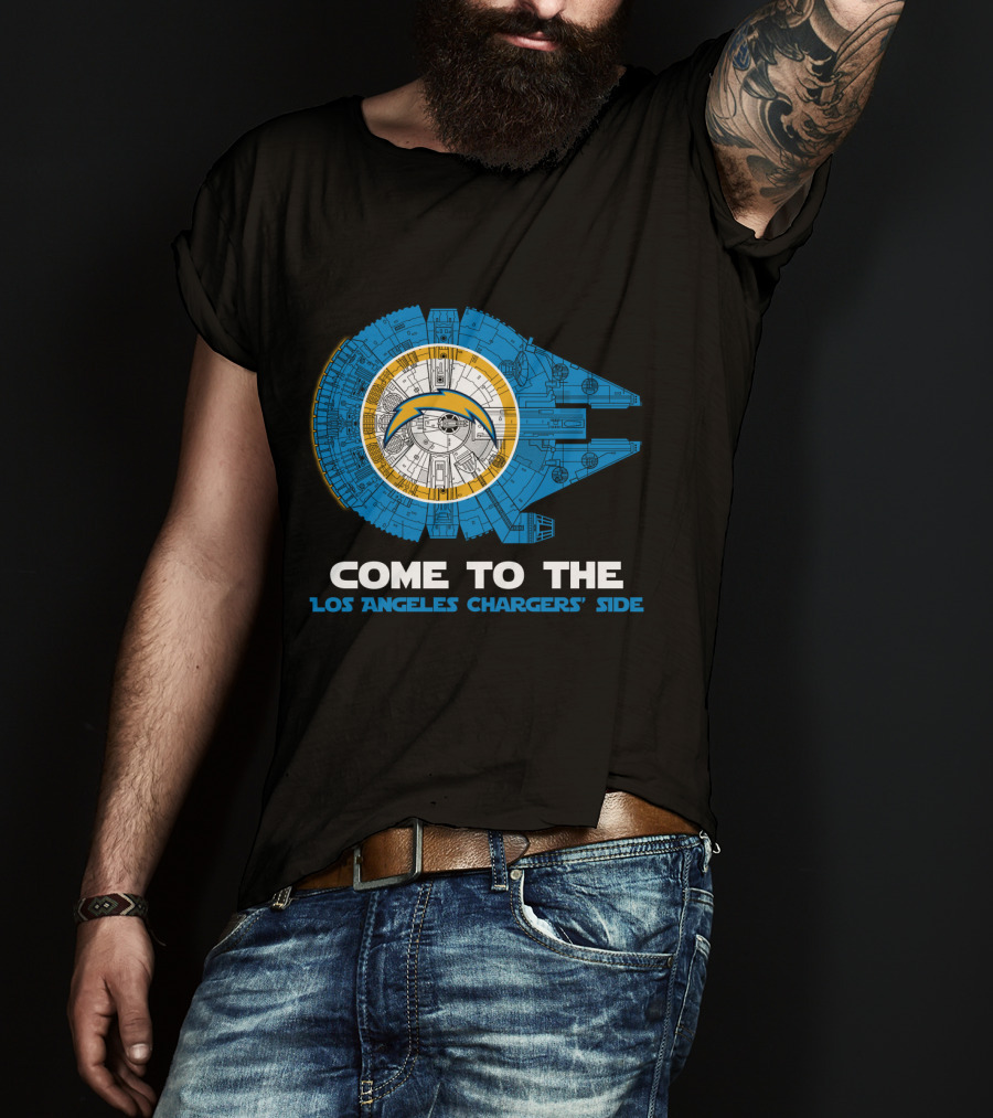 Come To The Los Angeles Chargers' Side Millennium Falcon Nfl T-Shirt