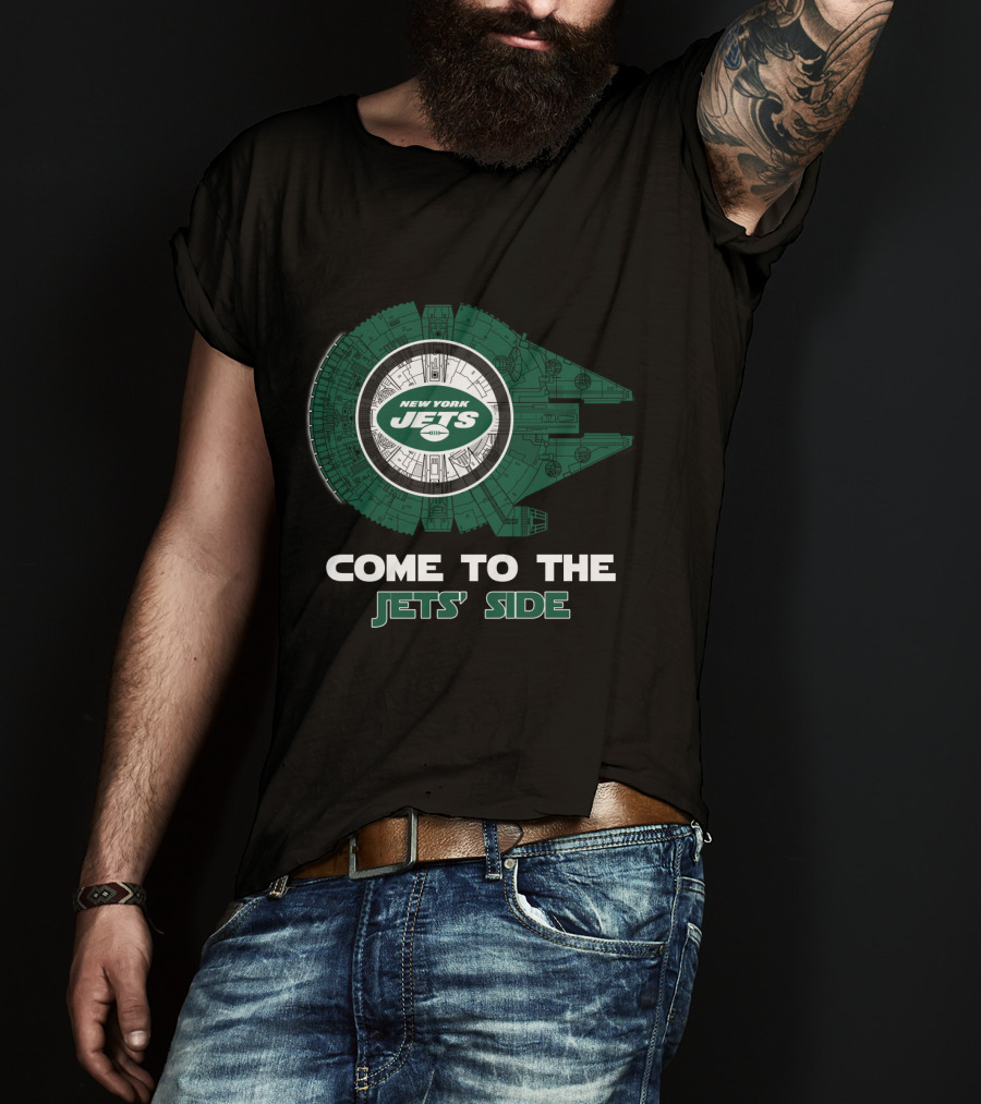 New York Jets Millennium Falcon Come To The Jets' Side T-Shirt