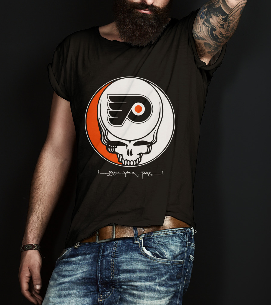 Steal Your Face Grateful Dead Philadelphia Flyers T-Shirt