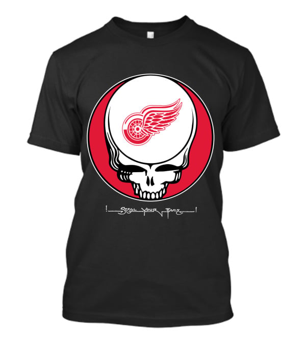 Grateful Dead Steal Your Face Detroit Red Wings T-Shirt