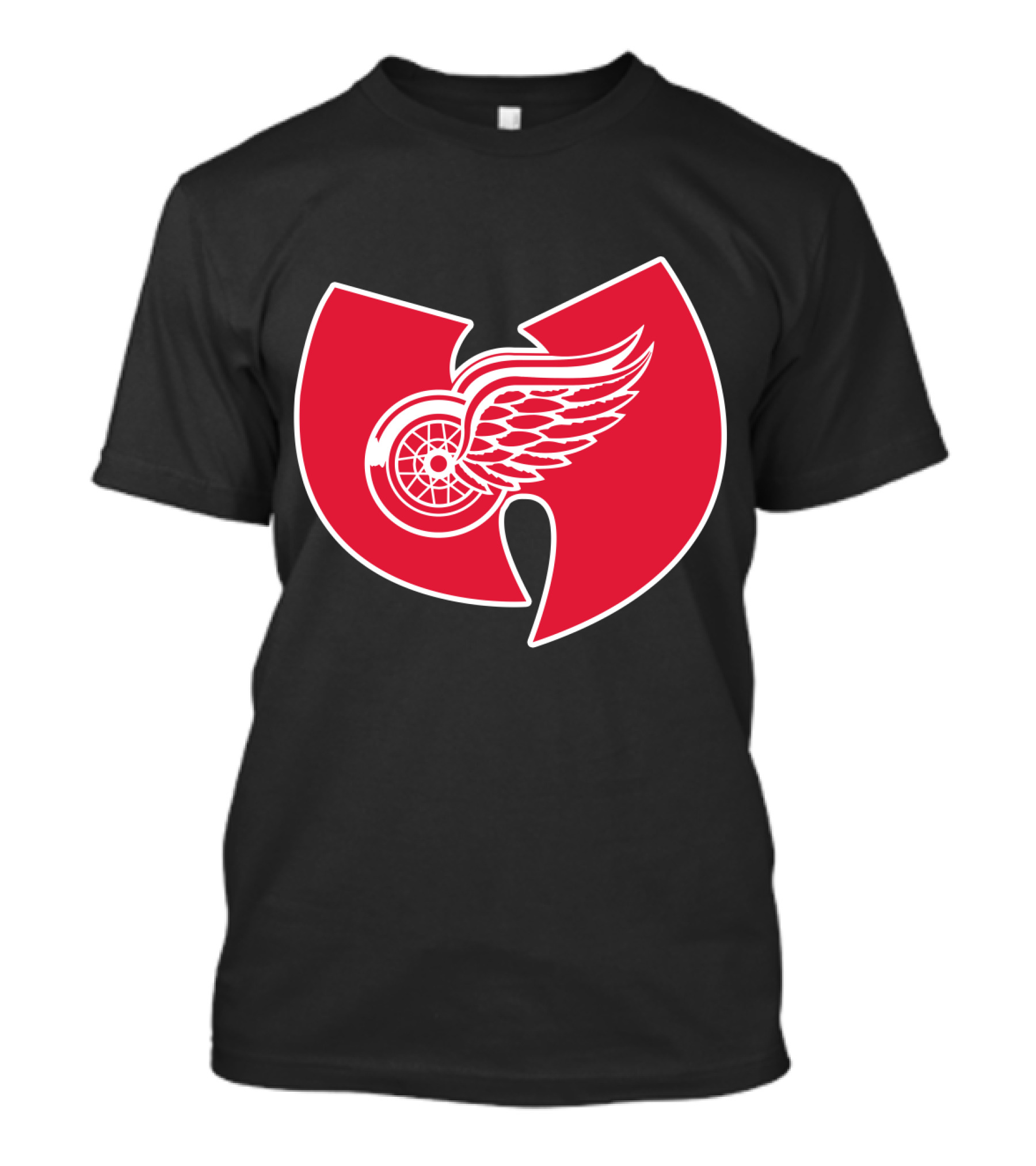 Detroit Red Wings Wu-Tang Clan Logo Merge T-Shirt