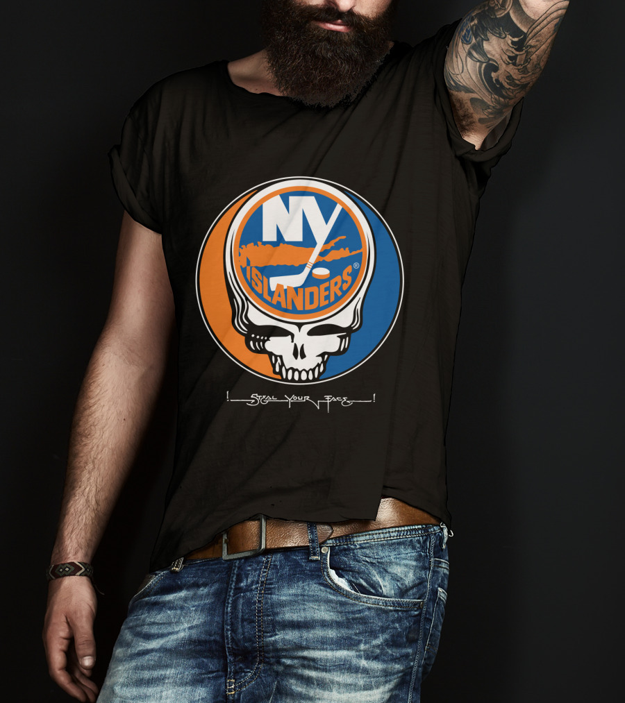 Grateful Dead NY Islanders Steal Your Face T-Shirt