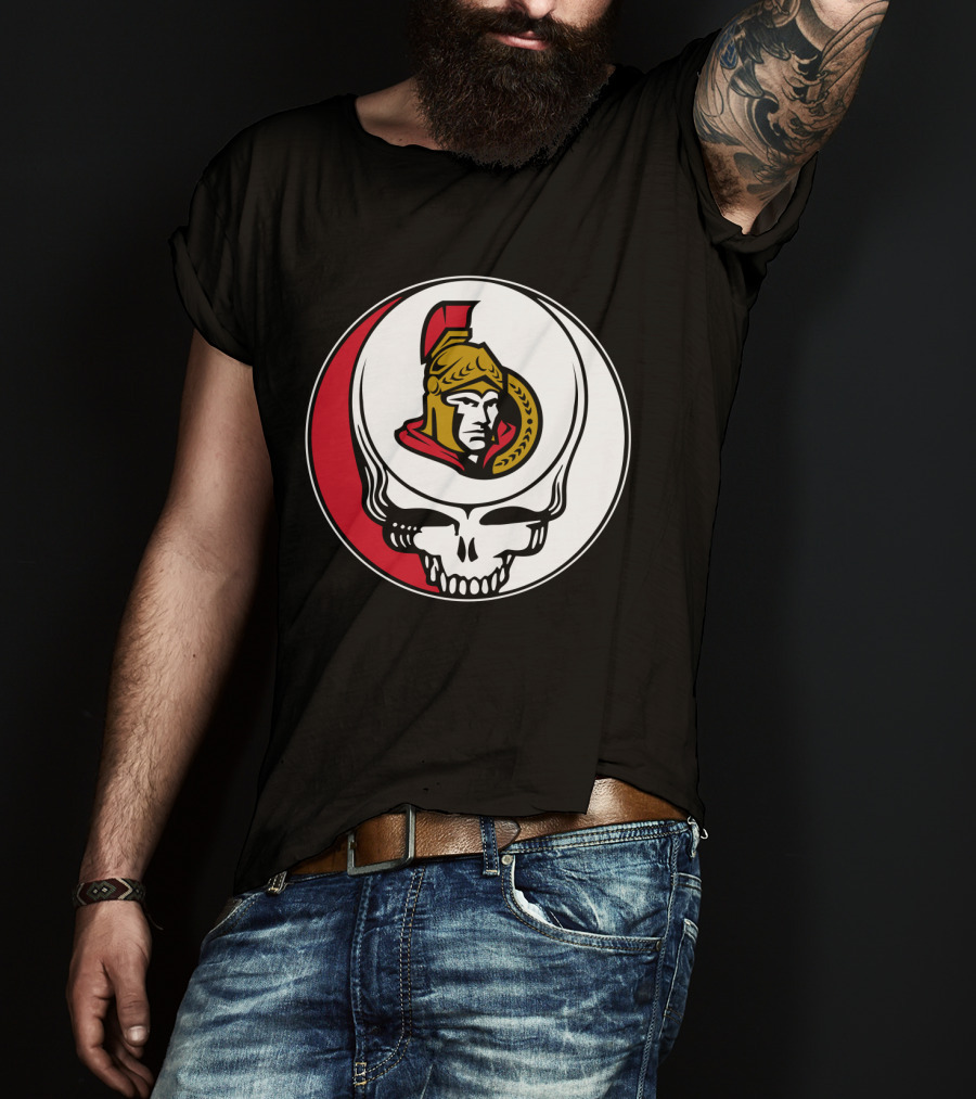 Ottawa Senators Skull T-Shirt
