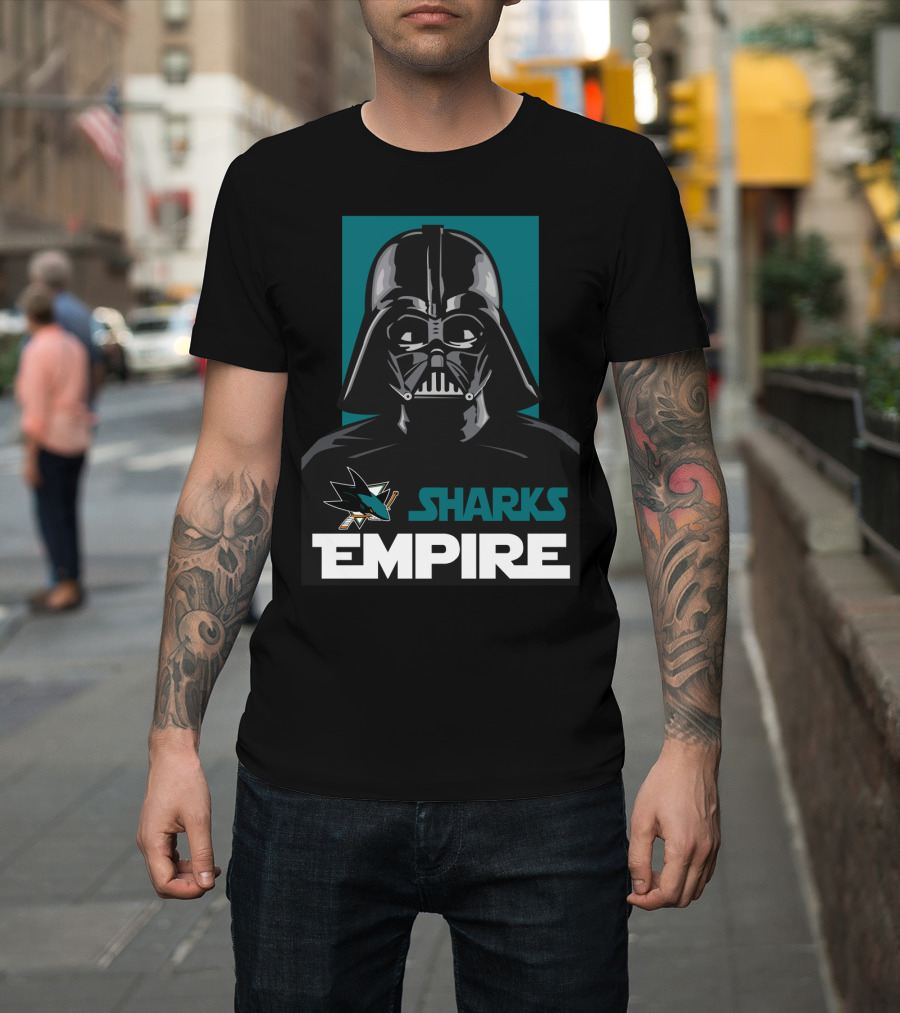 San Jose Sharks Empire Darth Vader NHL T-Shirt