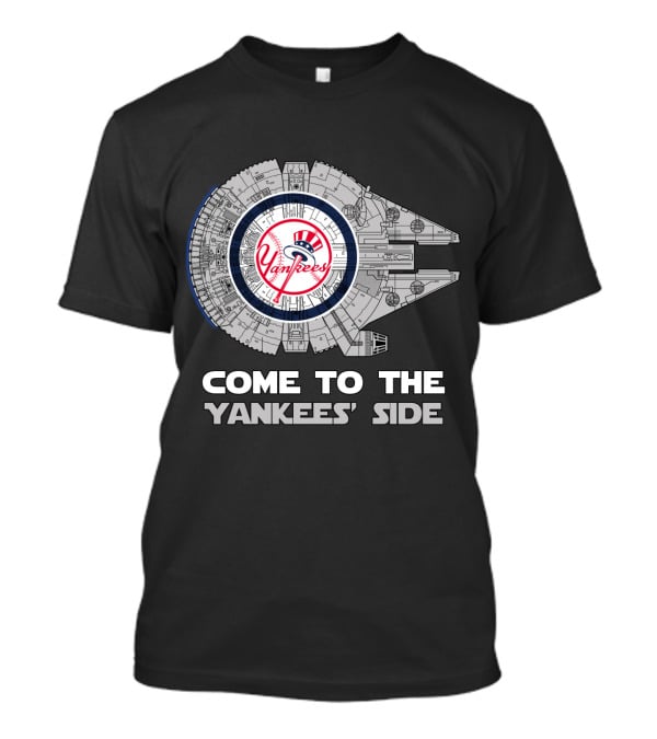 New York Yankees Come To The Yankees' Side Millennium Falcon T-Shirt