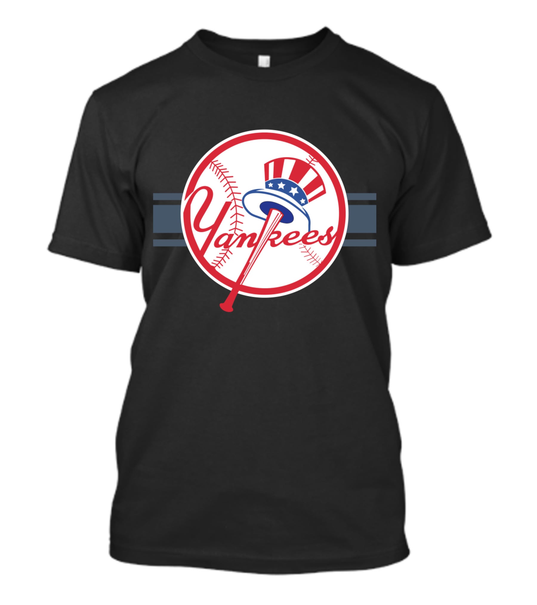 Yankees Patriotic Hat Baseball Emblem T-Shirt