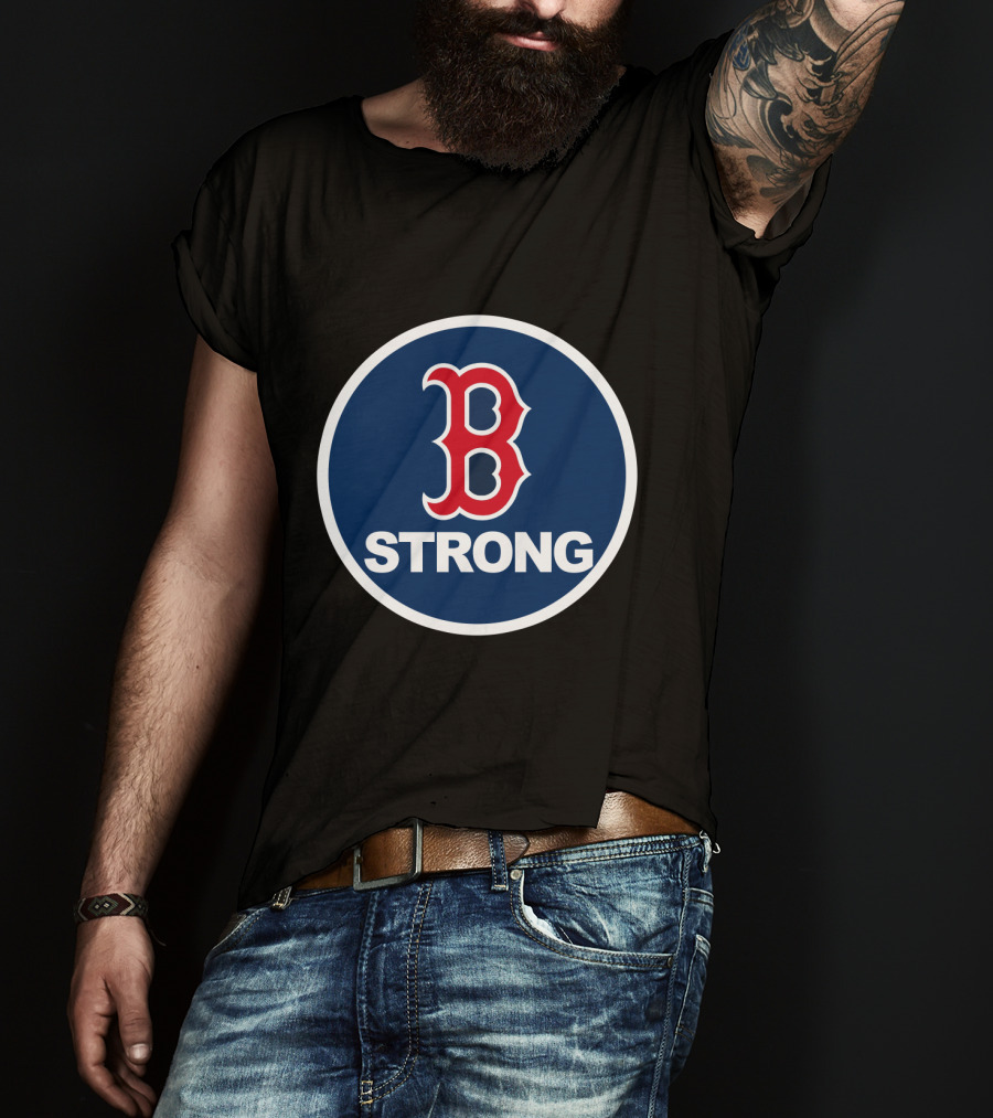 B Strong Red Sox Boston T-Shirt