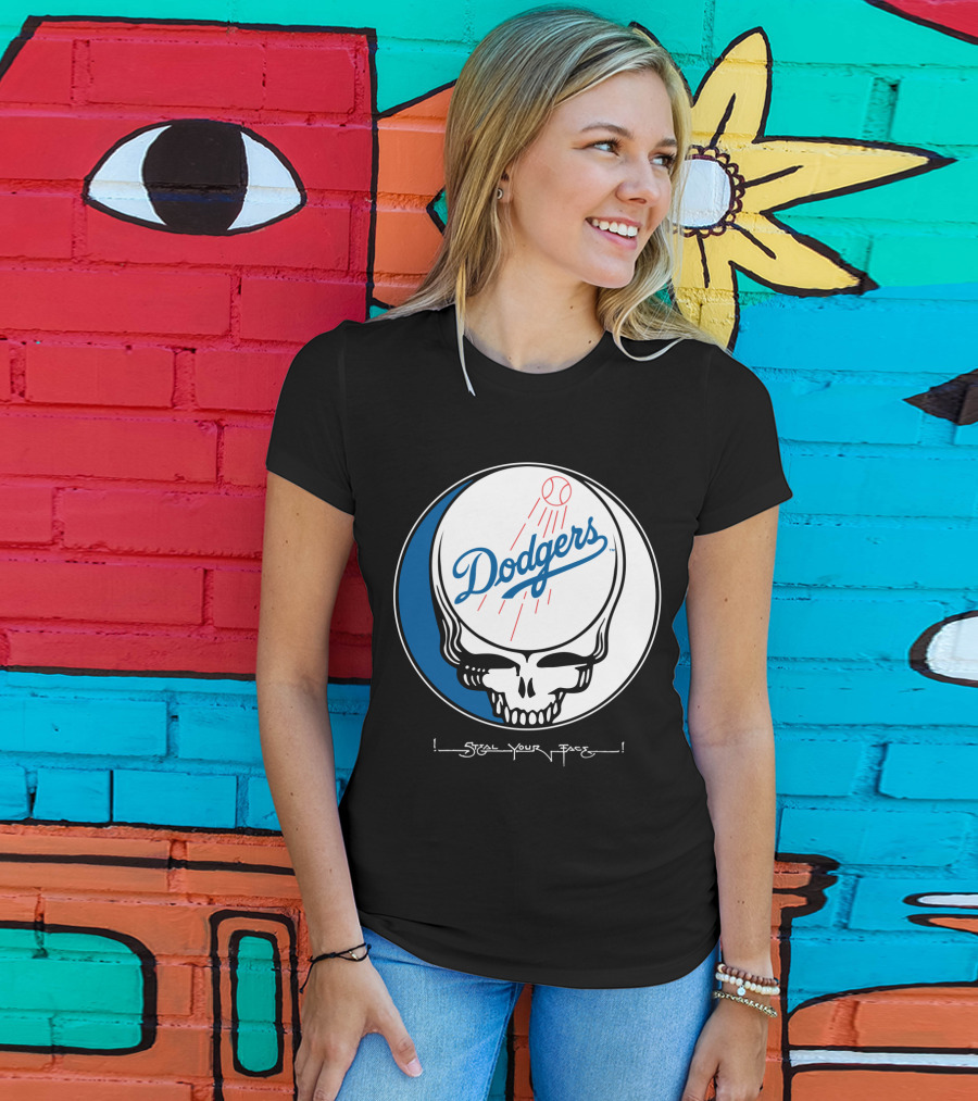 Grateful Dead Steal Your Face Dodgers T-Shirt