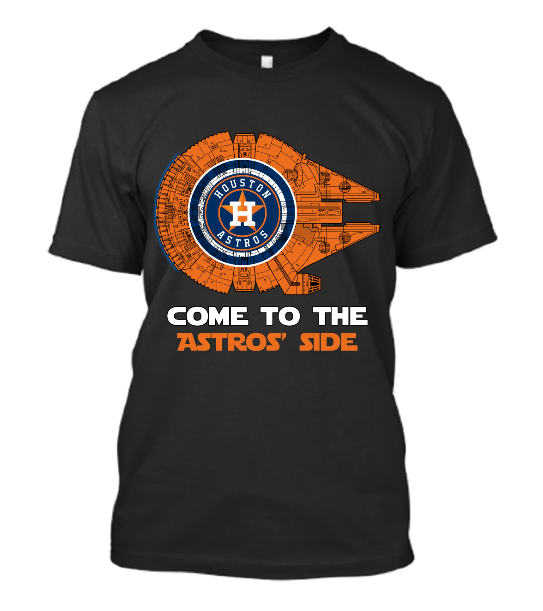 Houston Astros Millennium Falcon Come To The Astros' Side T-Shirt