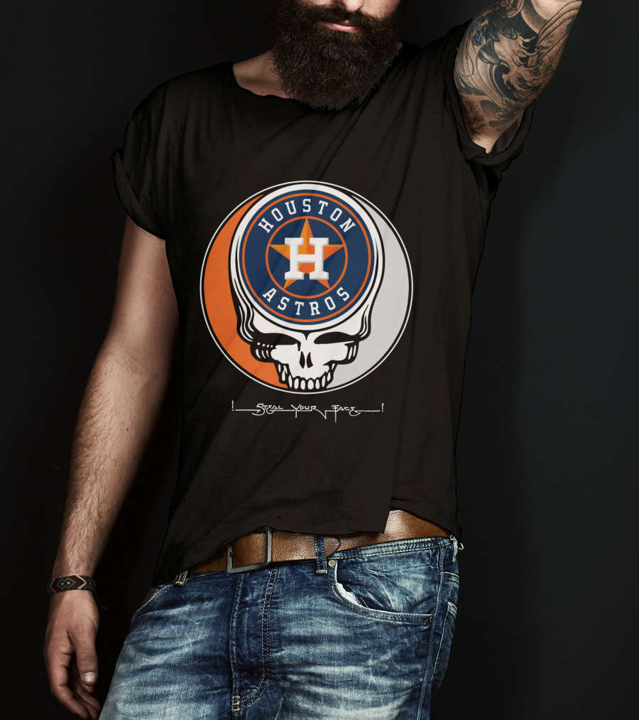 Houston Astros Grateful Dead Steal Your Face T-Shirt