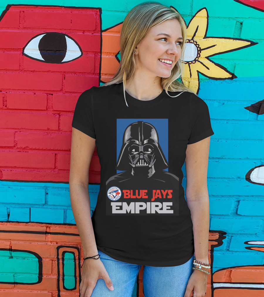 Toronto Blue Jays Darth Vader Blue Jays Empire T-Shirt