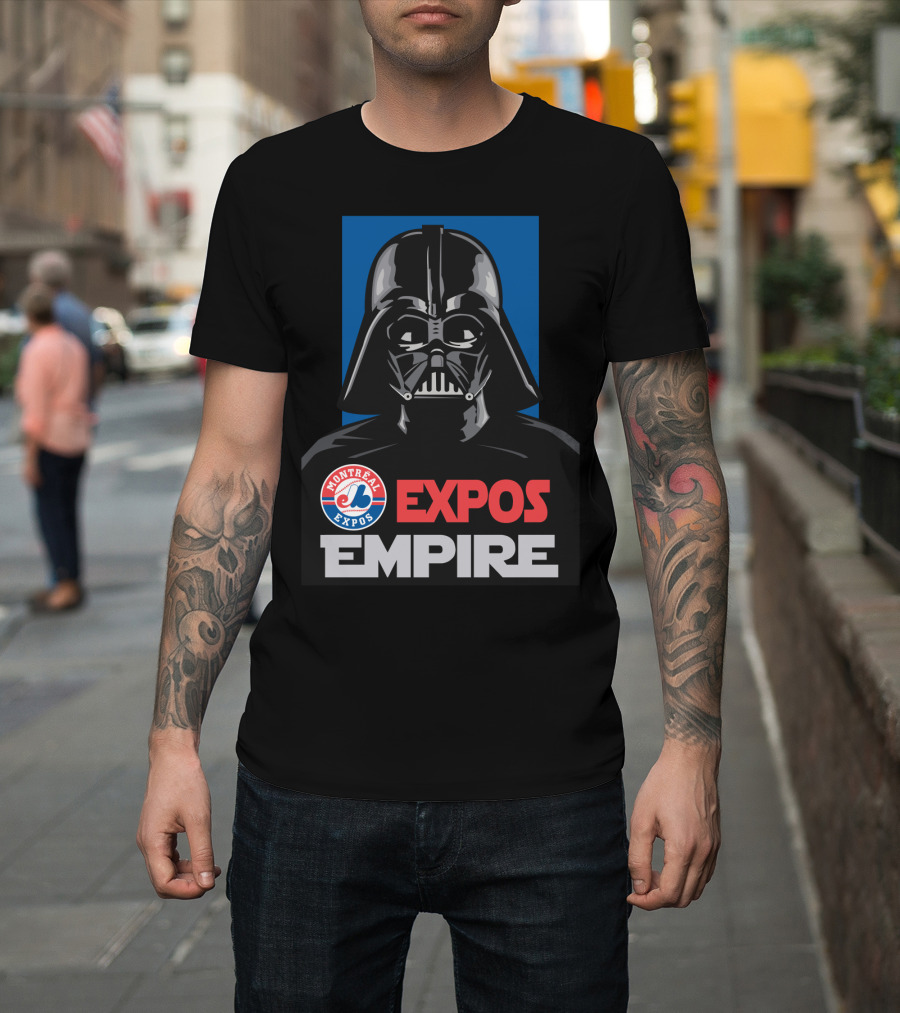 Montreal Expos Empire Darth Vader T-Shirt