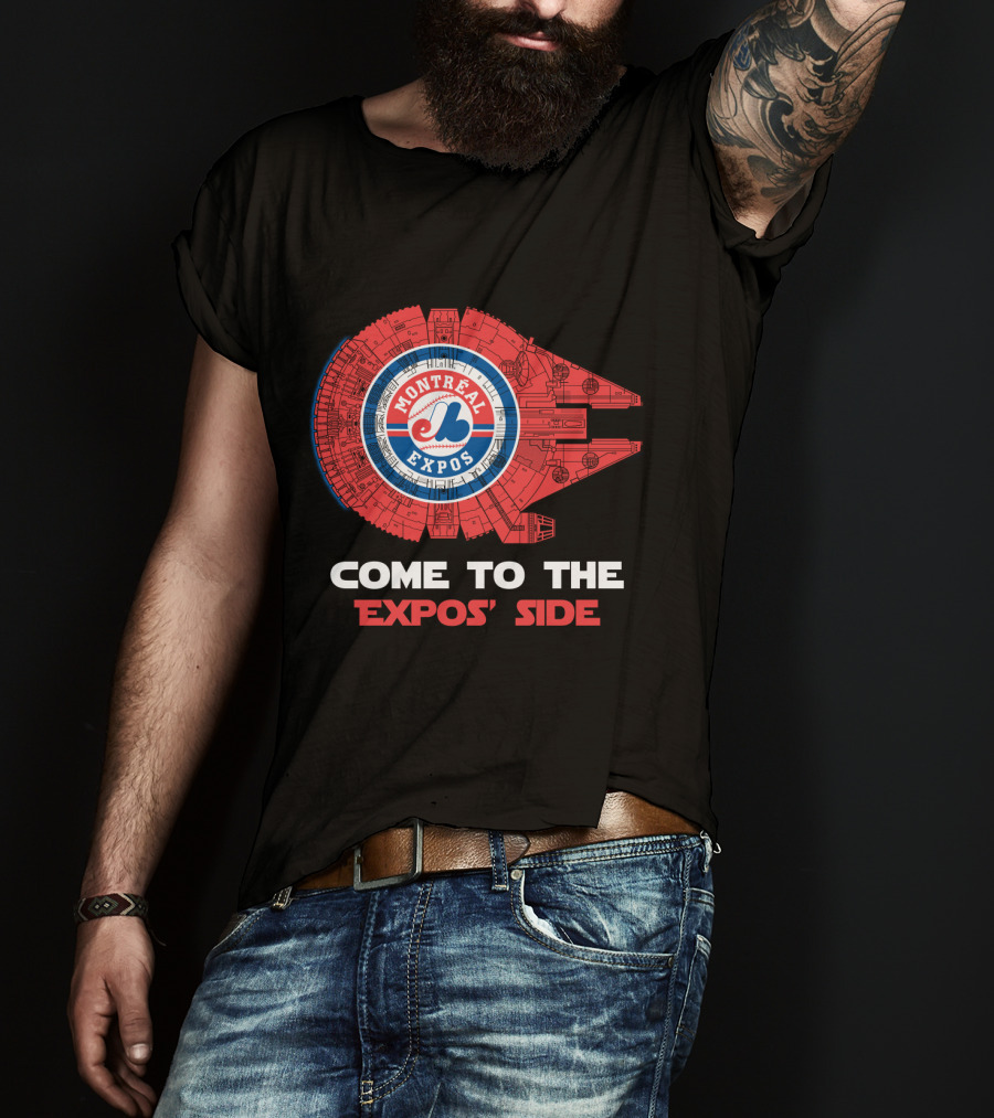 Montreal Expos Millennium Falcon Come To The Expos' Side T-Shirt