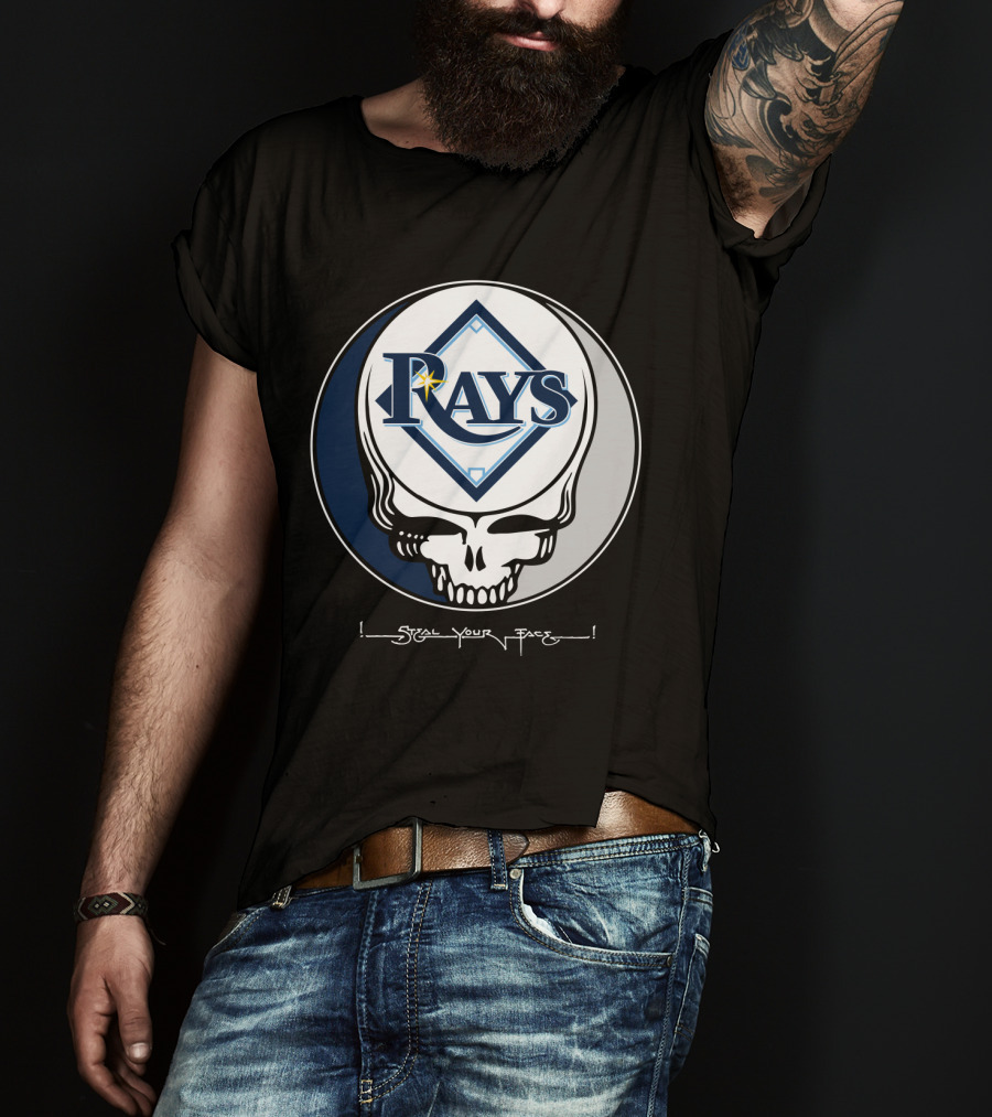 GRATEFUL DEAD Tampa Bay Rays Steal Your Face T-Shirt