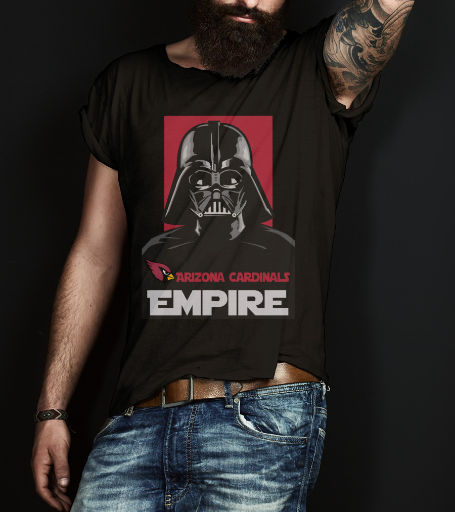 Arizona Cardinals Empire Darth Vader Iconic Fusion T-Shirt