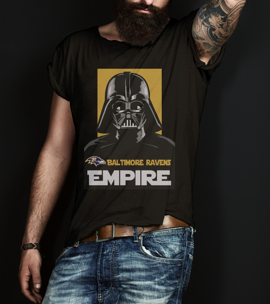 Baltimore Ravens Empire Darth Vader Ravens T-Shirt