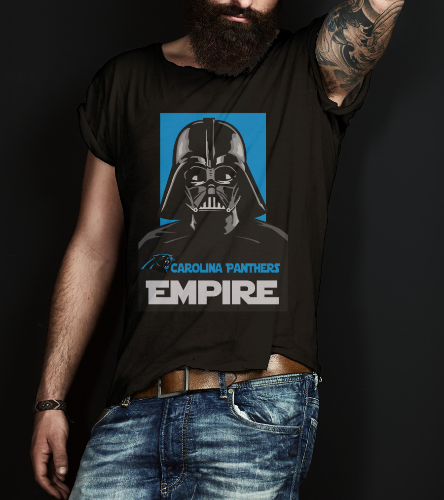 Carolina Panthers Darth Vader Empire T-Shirt