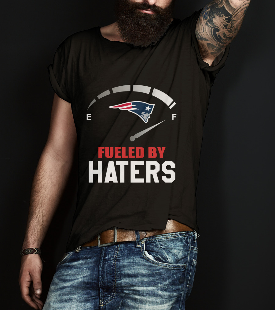 New England Patriots Fueled By Haters Gauge T-Shirt