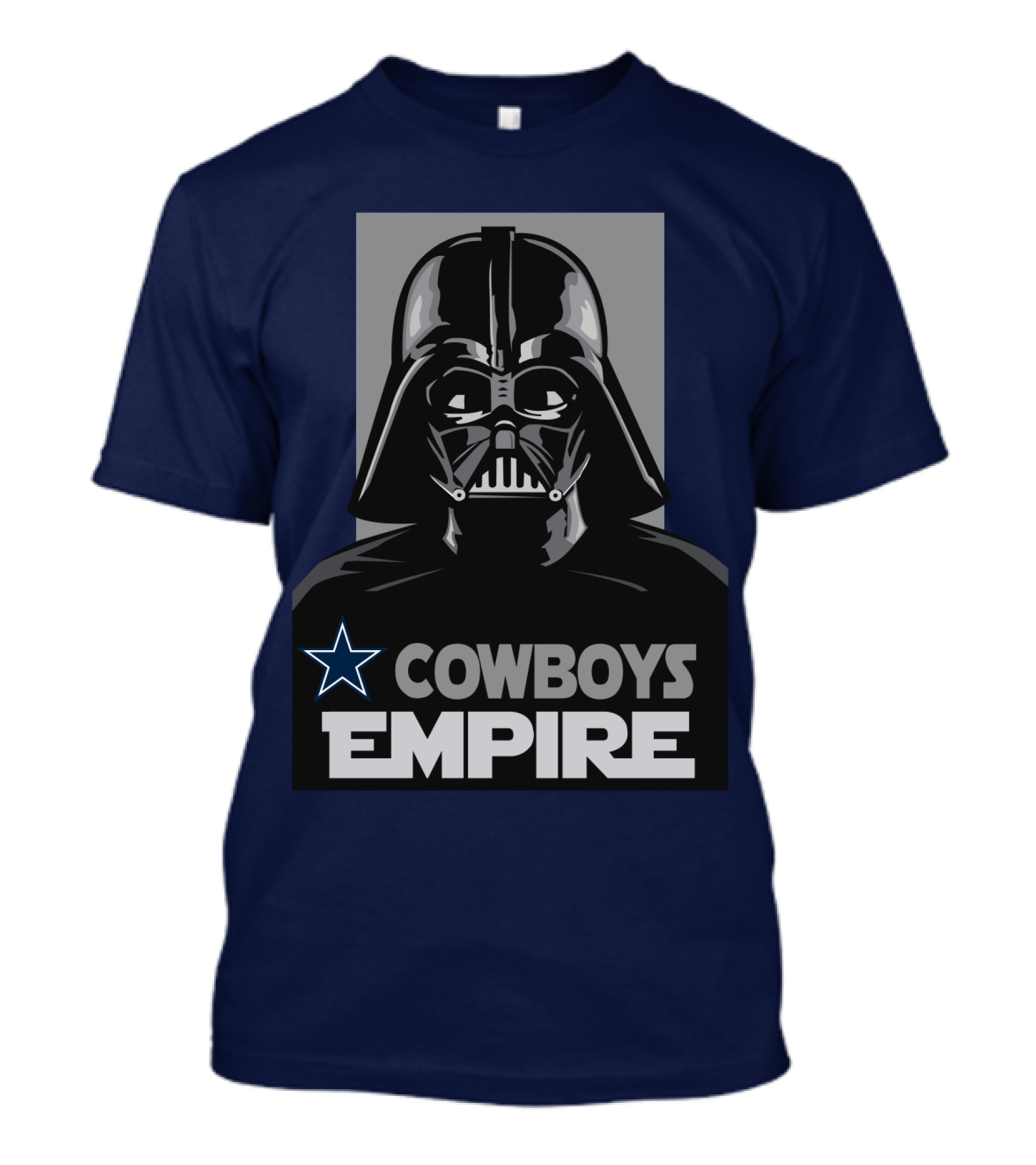 Cowboys Empire Darth Vader Star Wars Dallas Cowboys Star T-Shirt