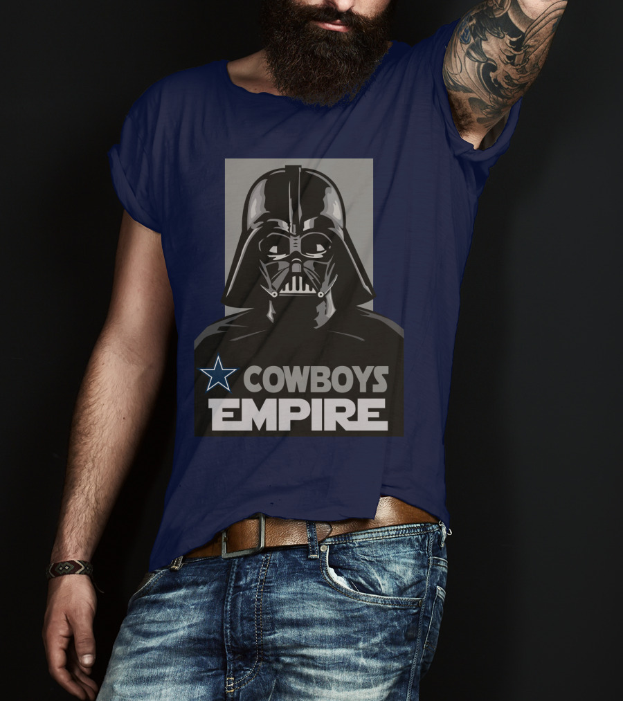 Cowboys Empire Darth Vader Star Wars Dallas Cowboys Star T-Shirt
