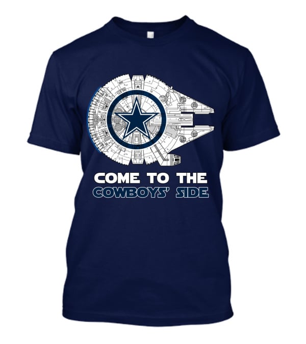 Come To The Cowboys' Side Millennium Falcon Star Cowboys T-Shirt
