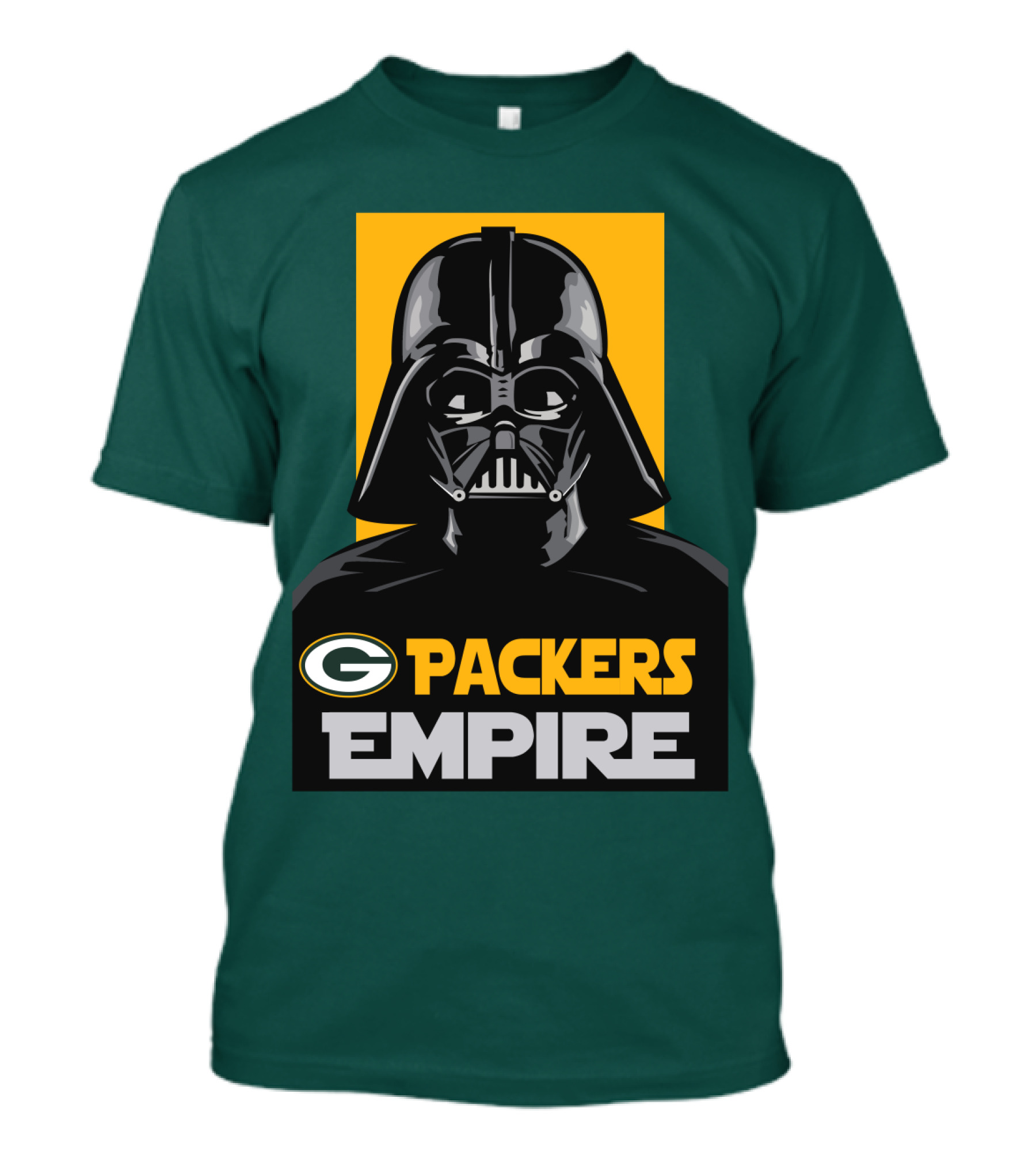 Packers Empire Darth Vader Green Bay T-Shirt